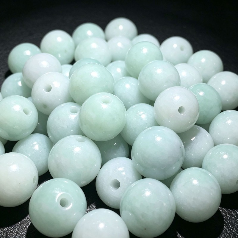 Beading - 10PC Natuurlijke Jade Emerald 13mm Cirkelkralen