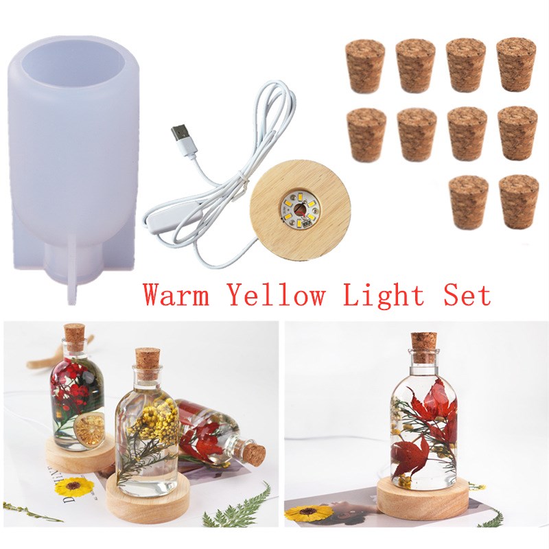 Silicone Epoxy Resin Molds Set - Diy Crystal Epoxy Hars Schimmel Led
