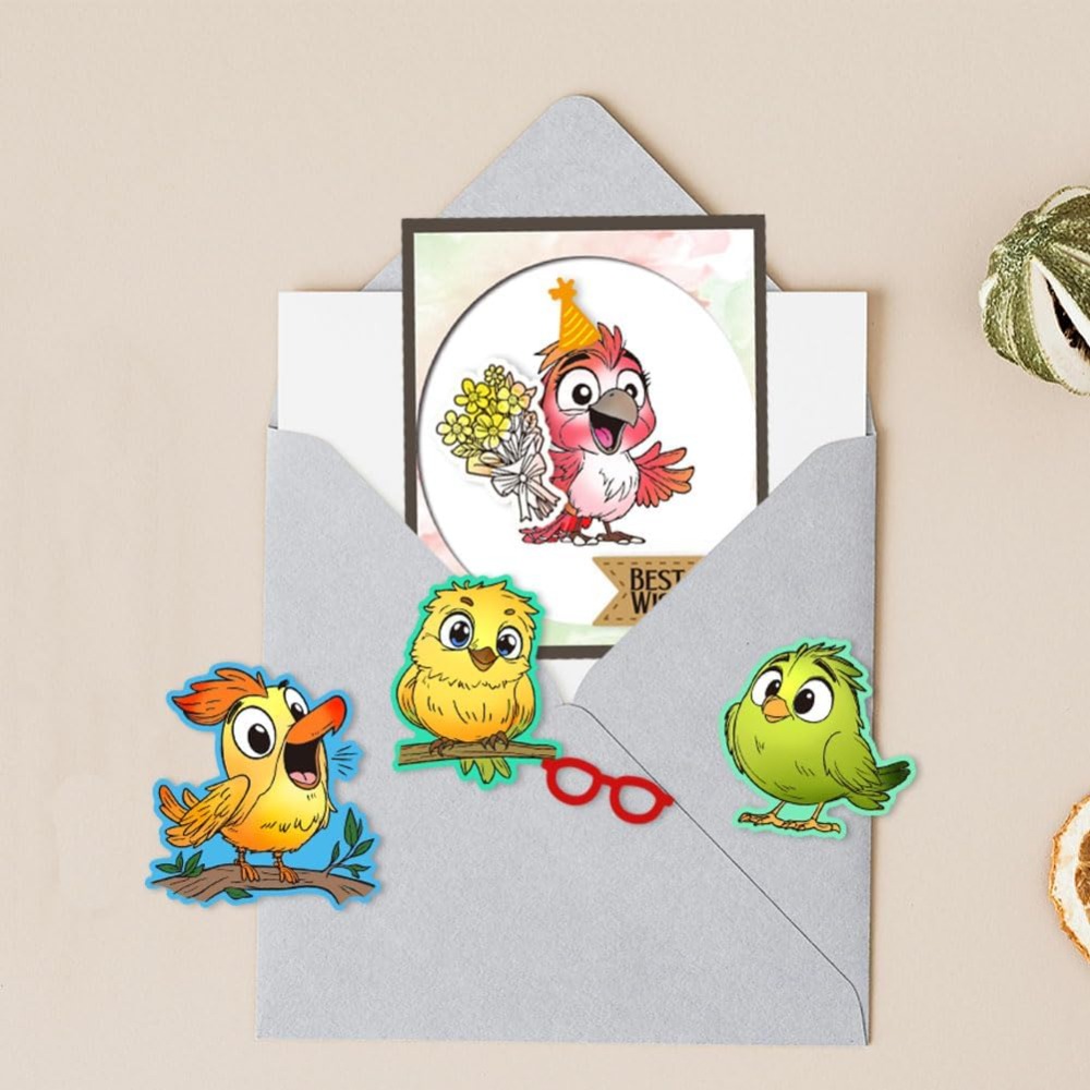 Grappige Vogel Clear Stempels  - Clear Silicone Stamps For Card Making recensie en prijs