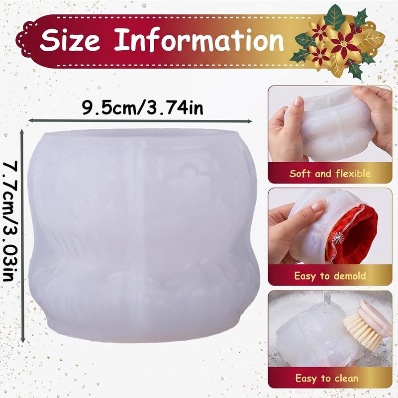 1. Kerstthema epoxyharsvormen, - Silicone Epoxy Resin Molds Set recensie en prijs