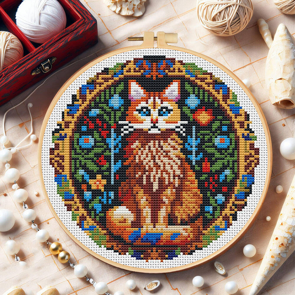DIY Kruissteek Kat Dier 11CT M - Cotton Embroidery Thread Skeins recensie en prijs