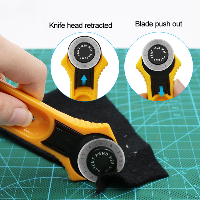 28 mm / 45 mm roterende snijde - Rotary Cutter For Fabric 45Mm recensie en prijs
