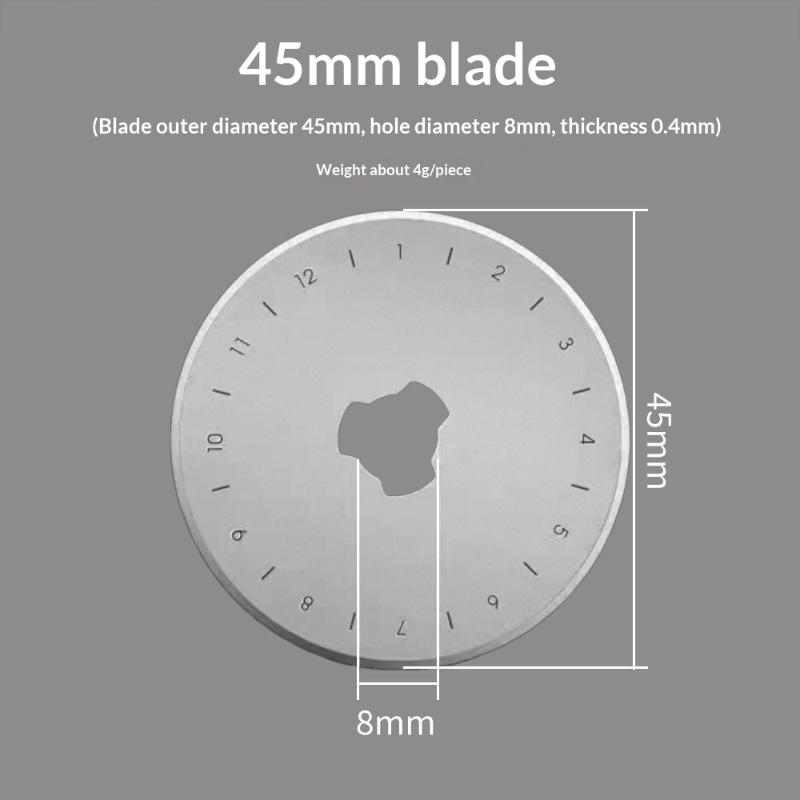 5/10PCS 45mm roterende snijder - Rotary Cutter For Fabric 45Mm recensie en prijs